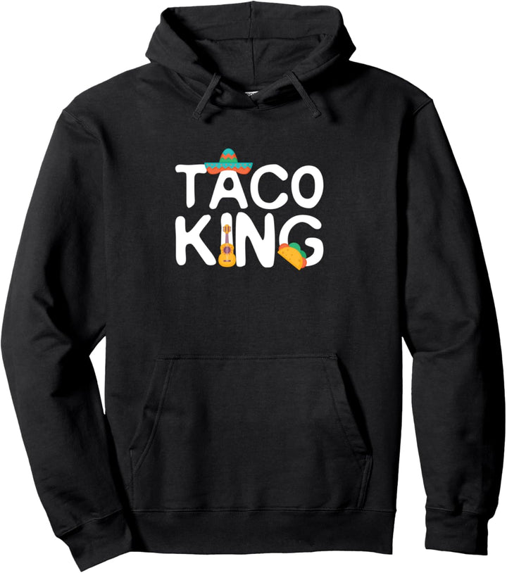 Cinco De Mayo Taco König Sombrero Feiertag Fun Pullover Hoodie