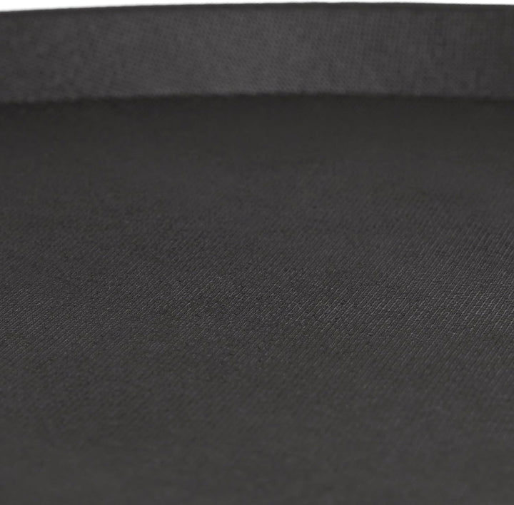 Relaxdays Serviertablett 2er Set, rund Ø 40 cm, Bartablett, rutschfeste Oberfläche, Kellnertablett G