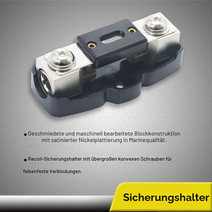 RECOIL RCK44 True 4 Gauge 4 Kanal CCA Verstärker Verkabelungs-Sets mit OFC Cinch-Kabel