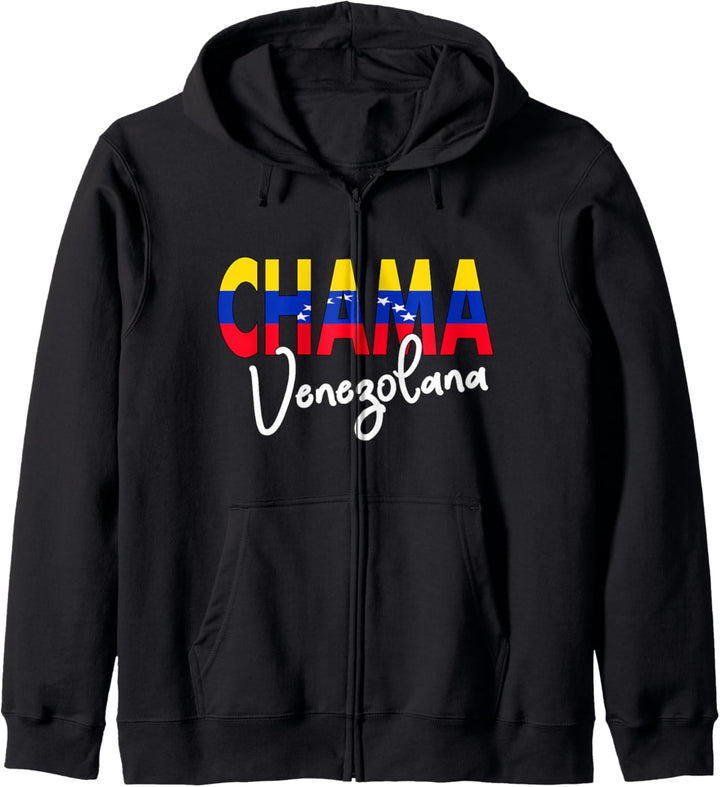 Kunstdesign Chama Venezolana Flanell Flagge Venezuela Kapuzenjacke