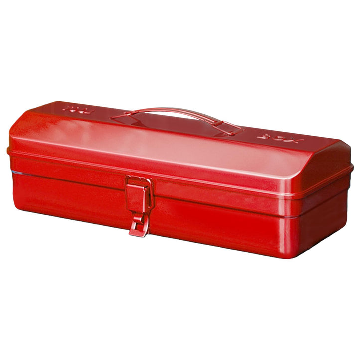 Werkzeugkoffer leer Gross Werkzeugbox, 37×16×12cm Werkzeugkasten Metall mit Tragegriff und Verriegel