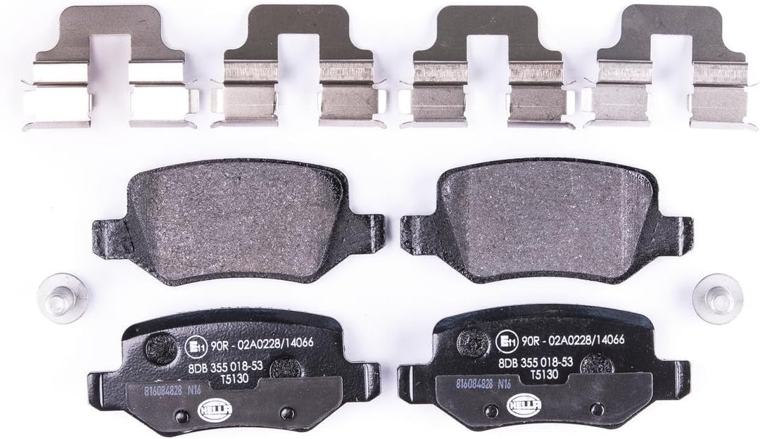 HELLA PAGID 8DB 355 018-531 Bremsbelagsatz - T5130 - Dicke/Stärke: 14.6mm - Bremssystem: Lucas - nic