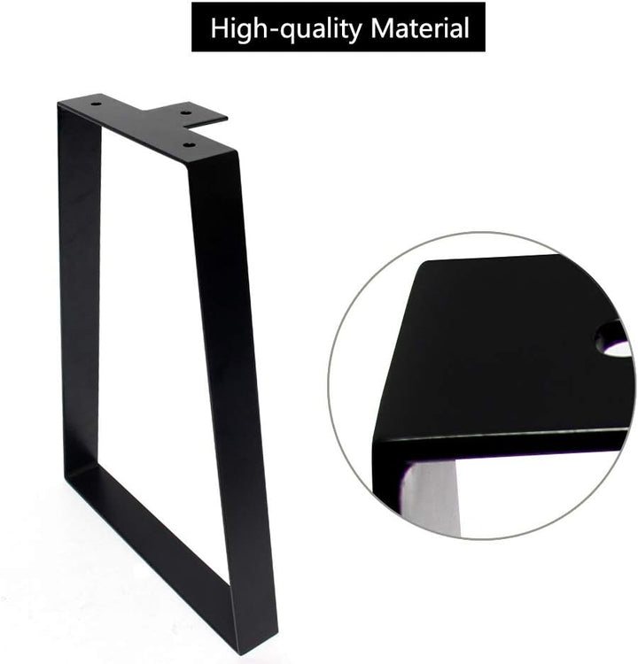 Signstek Tischbeine Moebelfuesse Metall Haarnadel Trapeze Tischbeine 40cm/16'' Höhe für Couchtische,