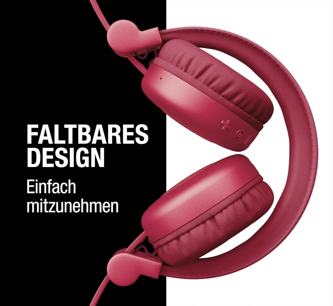 Fresh 'n Rebel Code Core, Bluetooth-Kopfhörer on-Ear, kabellos, 30 Stunden Spielzeit, mit Mikrofon u