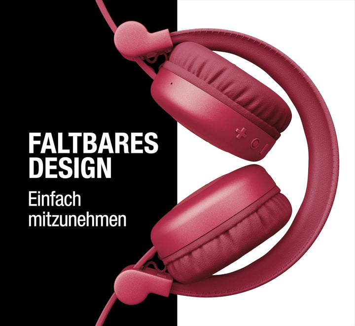 Fresh 'n Rebel Code Core, Bluetooth-Kopfhörer on-Ear, kabellos, 30 Stunden Spielzeit, mit Mikrofon u
