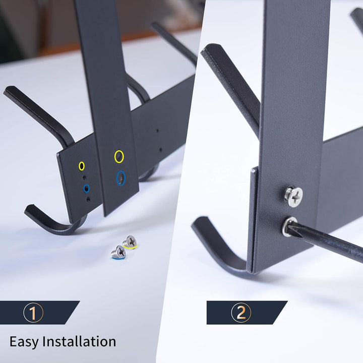 YUMORE Türgarderobe zum Einhängen Türhaken Edelstahl - Türfalz bis 4,5 cm Türgarderobe mit 12 Haken