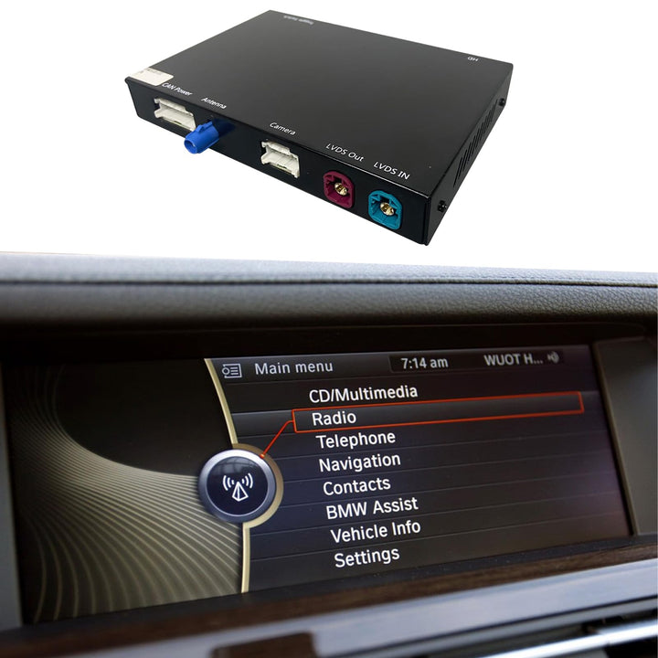 Road Top Wireless Carplay Retrofit Kit Decoder für BMW CIC System, Unterstützung Wireless Android Au