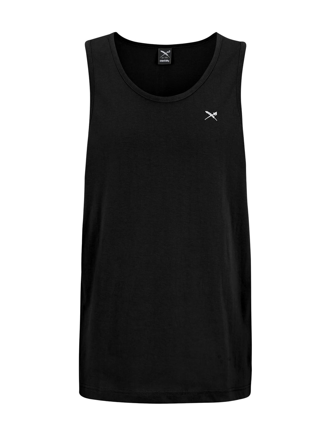 IRIEDAILY Herren Tank Top MINI Flag Bio-Baumwolle Regular Fit XS Schwarz, XS Schwarz