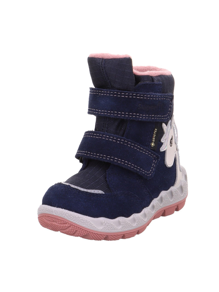 Superfit Mädchen Icebird Warm Gefütterte Gore-tex Schneestiefel 20 EU Blau Rosa 8010, 20 EU Blau Ros