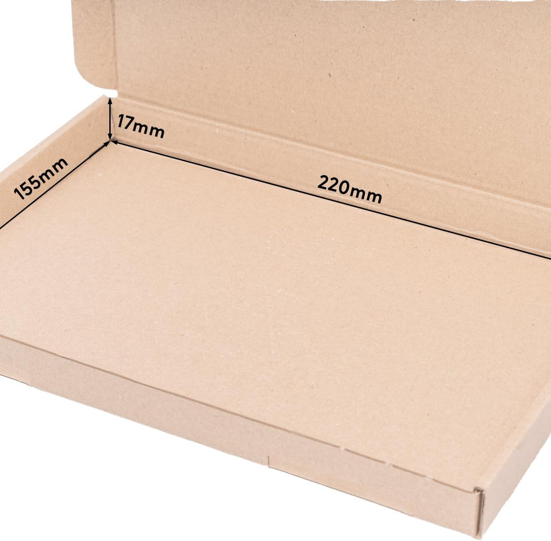500 x Grossbriefkartons 230 x 160 x 20 mm Braun - Marken-Qualität von OfficeKing®