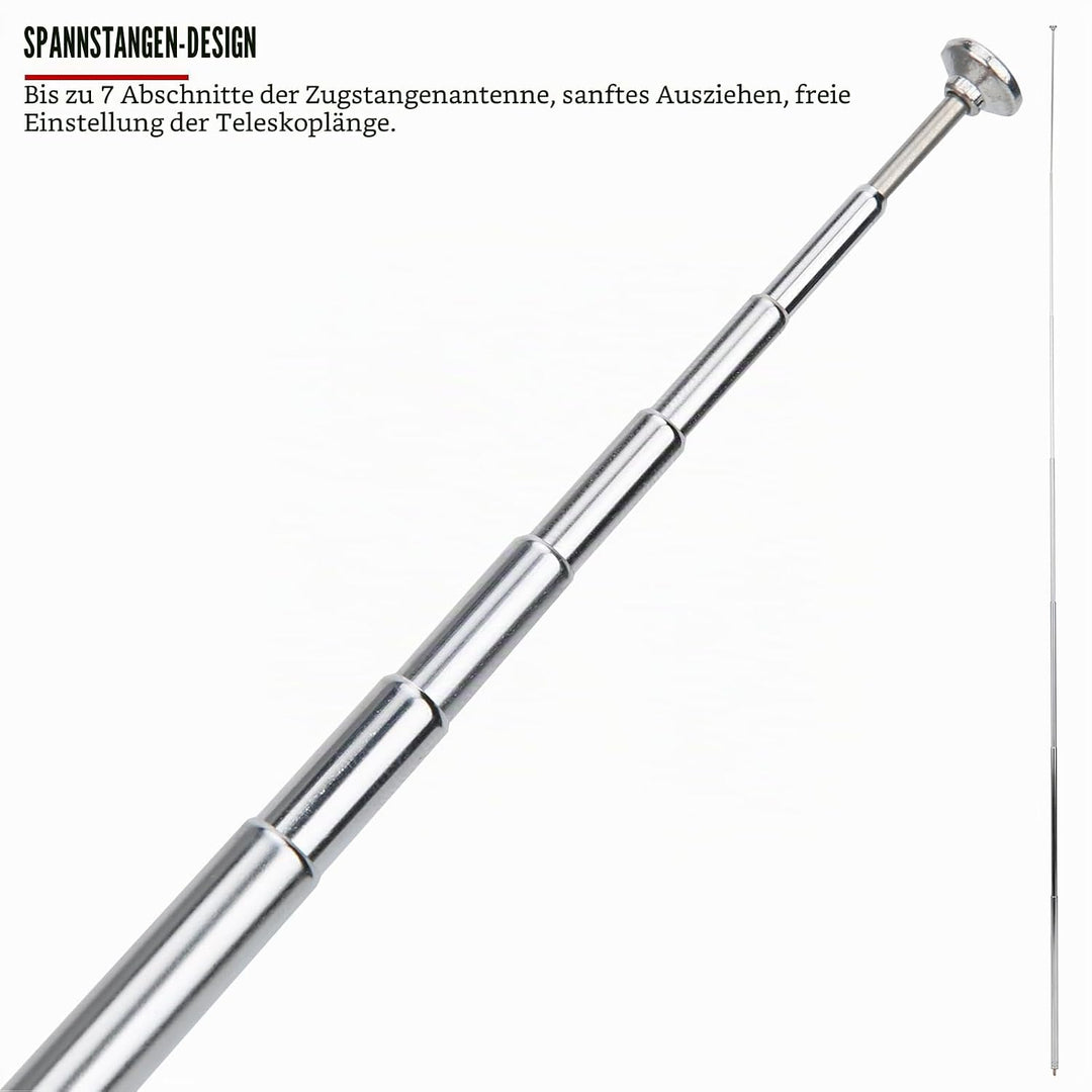 Antenne V-Dipol Funkfrequenz 78M-1 GHz Funk-Ersatzantenne Universal-Innenraum-Akzeptor