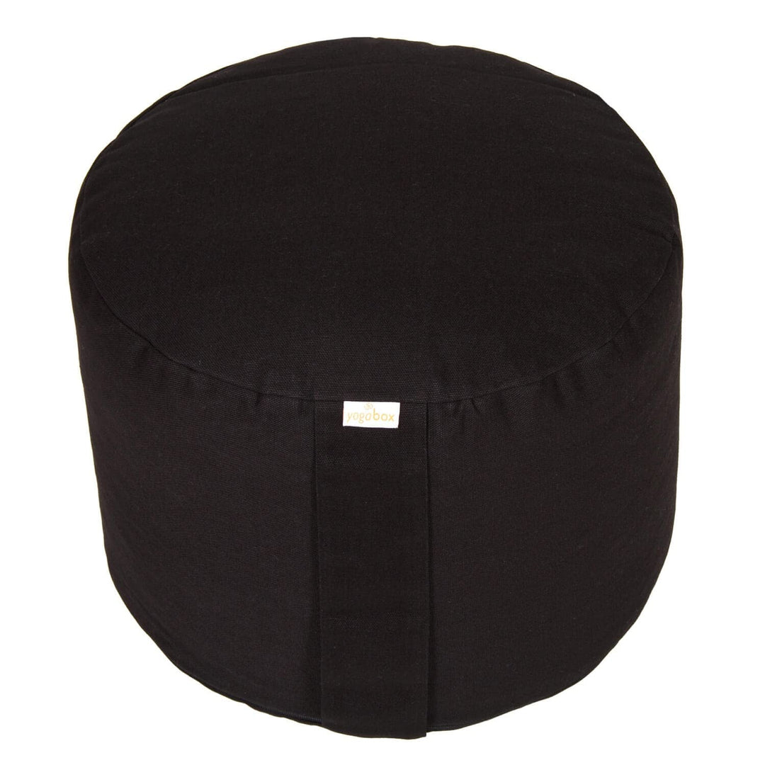 Yogabox Hochwertiges Meditationskissen Rondo Big - Yogakissen extra hoch Bezug und Innenkissen 100%