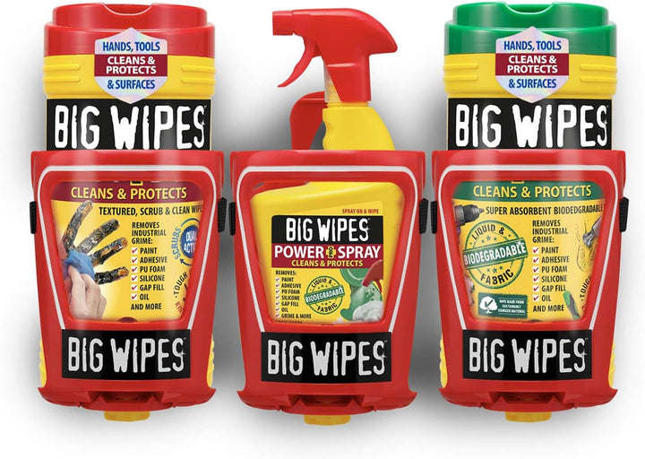 Big Wipes bgw2421 80 Van und Wandhalterung Tubs abwischbar – Rot