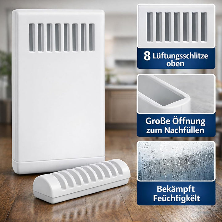 Luftbefeuchter für Heizung 5 Set inkl. Haken - Kunststoff Wasserverdunster 180ml - weiss - Wasserver