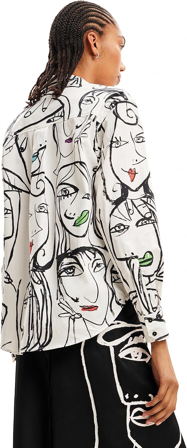 Desigual Damen Cam_Verona Blouse L Weiss, L Weiss