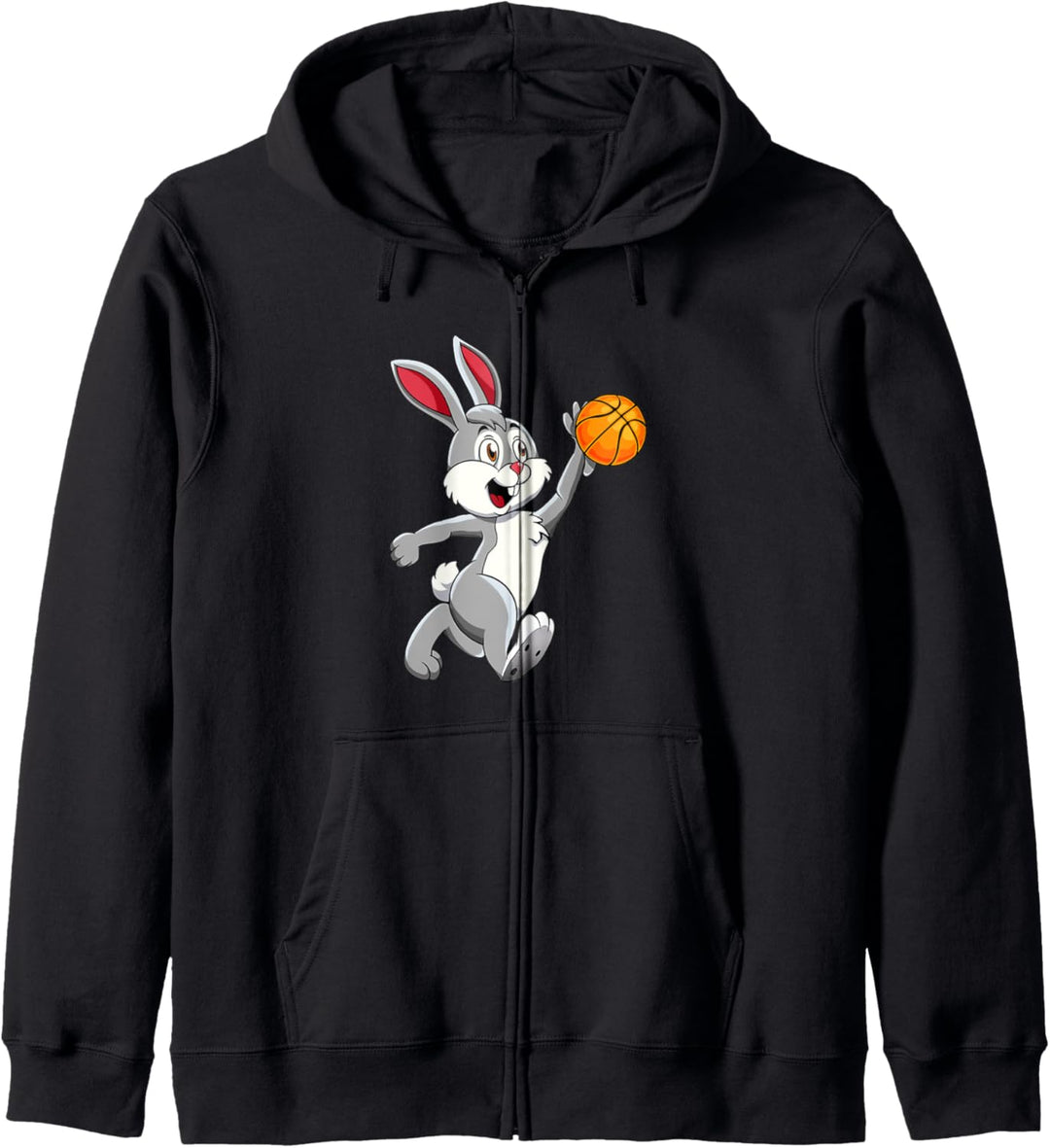 Hase Basketball Dunk Happy Easter Day Jungen Herren Sport Kapuzenjacke
