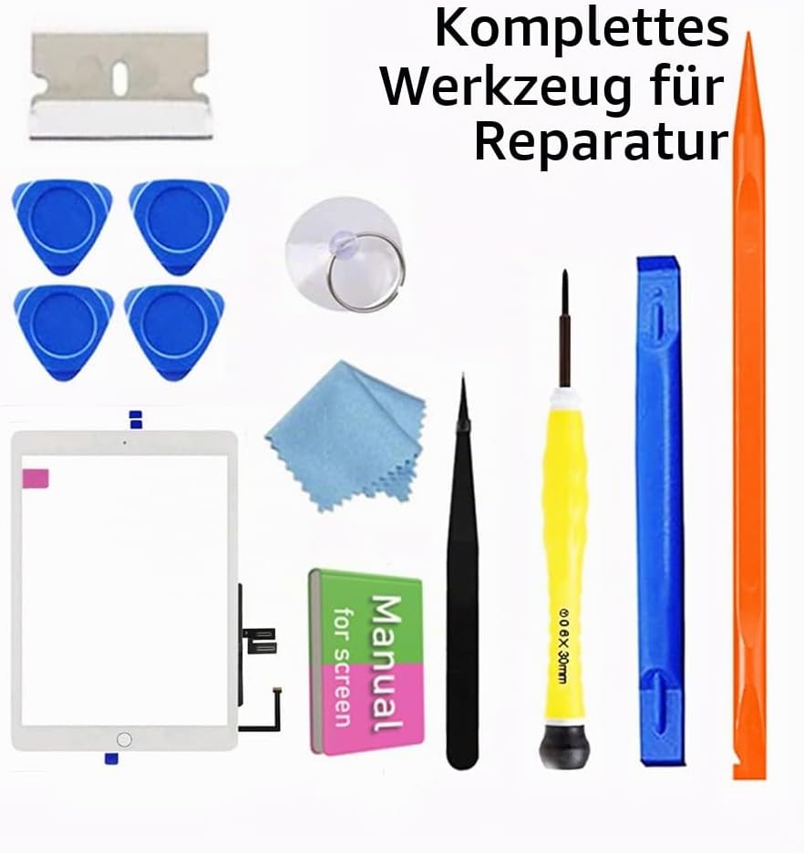JPUNG Touchscreen Digitizer für iPad 7|| iPad 8 || iPad 9 Display 10,2 Zoll, nur für Model A2197 A21