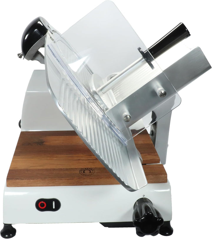 Berkel Red Line 300 Aufschnittmaschine rot - Schneidemaschine für die Küche inkl. handgefertigtes Ei