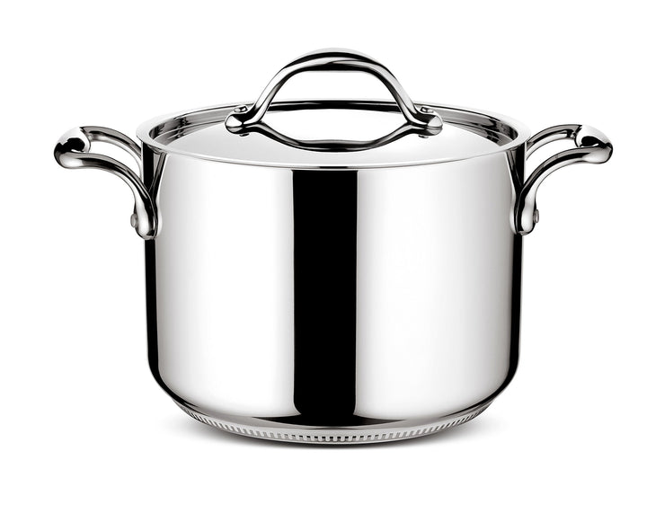 Lagostina 11115020524 Accademia Lagofusion Fleischtopf mit Deckel 24 cm, induktionsgeeignet, Edelsta
