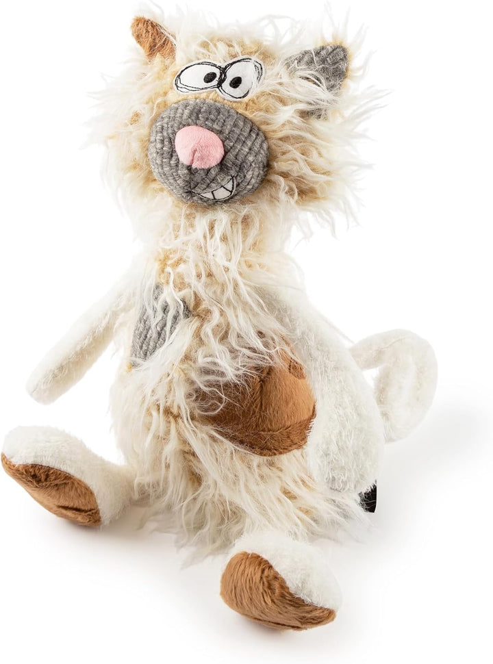 SIGIKID 38243 Kiez Miez Beasts Town Kinder und Erwachsene Kuscheltier empfohlen ab 3 Jahren beige, g