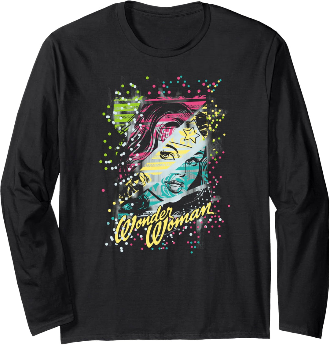 Wonder Woman Color Block Langarmshirt