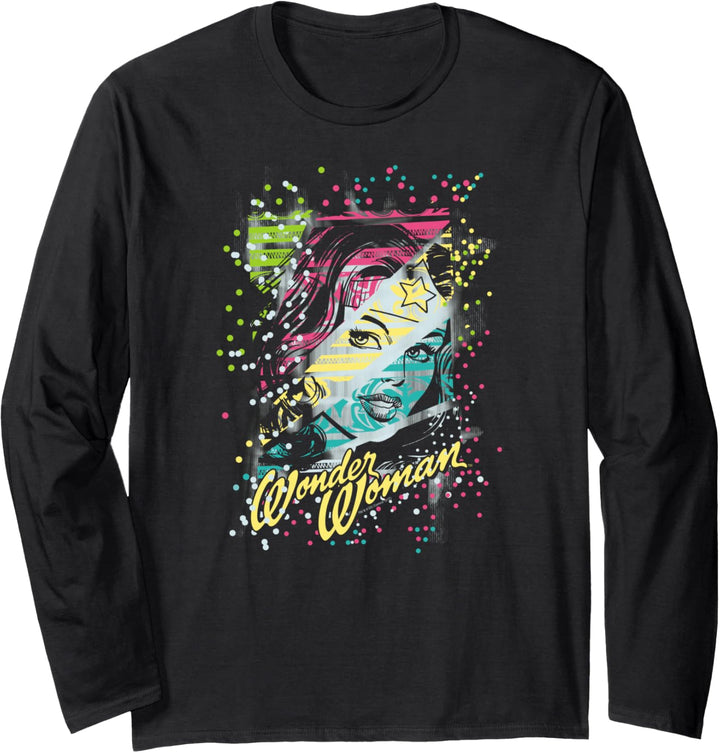 Wonder Woman Color Block Langarmshirt