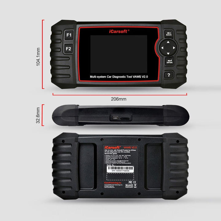iCarsoft VAWS V2.0 Diagnosegerät