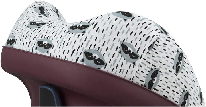 JYOKO Kids Baumwollbezug für Autositz kompatibel mit Pebble Maxi Cosi, Bebe Confort (Raccoon), Racco
