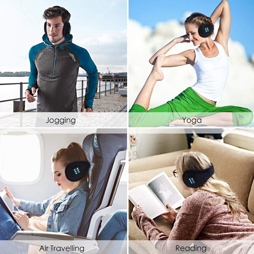 Wärmende Bluetooth-Ohrenschützer für den Winter, kabellose Musik, Bluetooth-Headsets mit Mikrofon fü