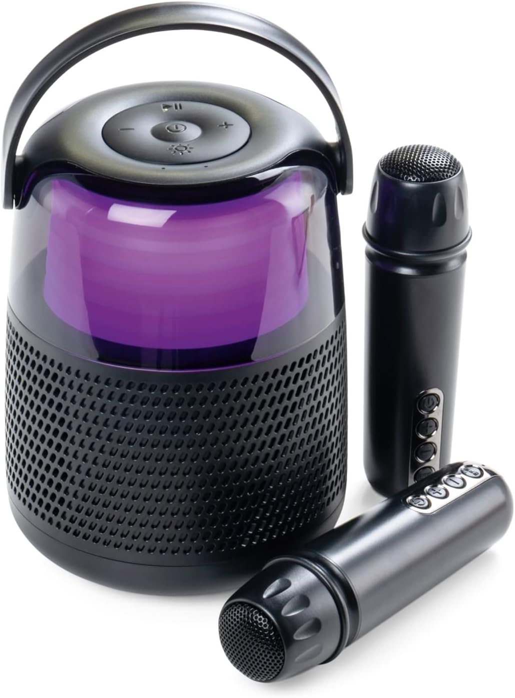 Maginon KKS-2M Karaoke Maschine mit 2 Mikrofonen Kinder Bluetooth Karaoke-Anlage Wireless Lautsprech