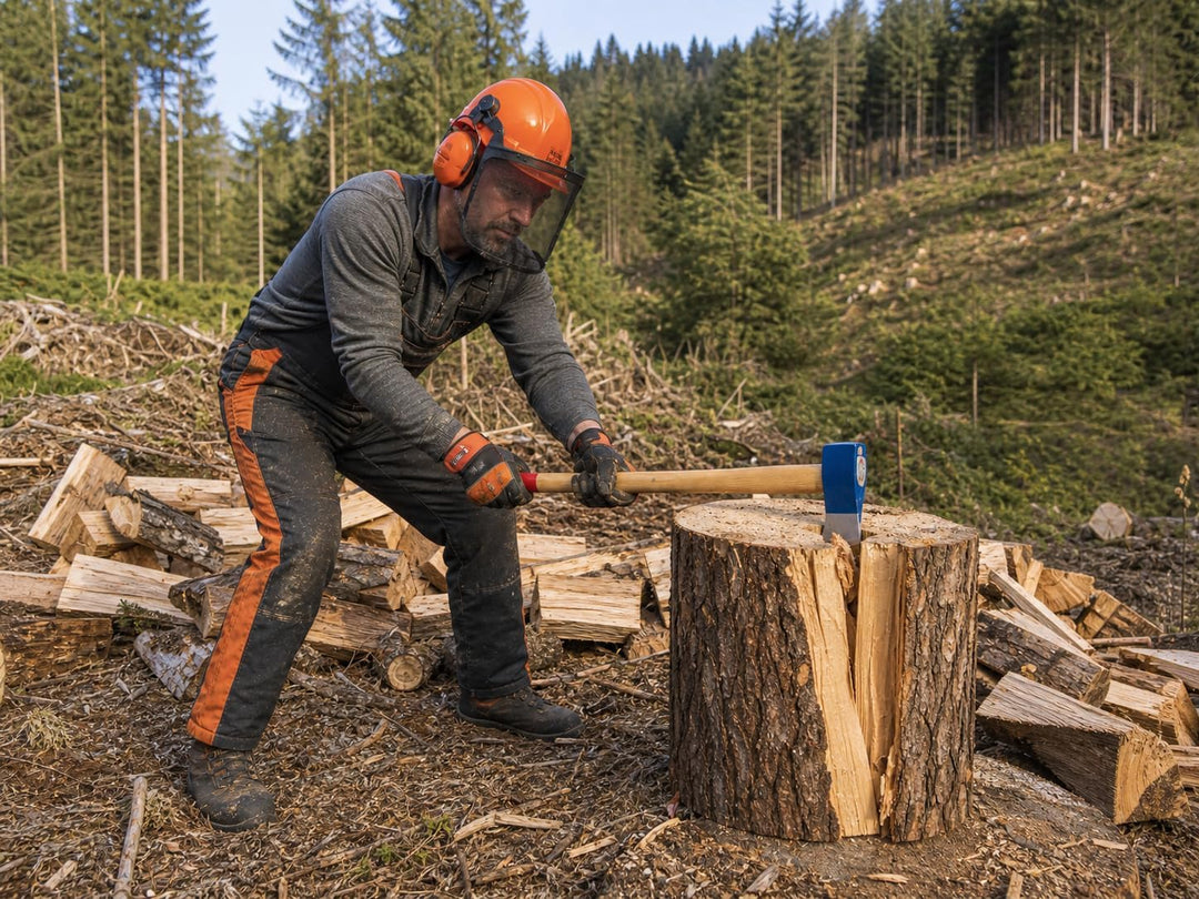 Stubai Holzspalthammer 3000 g Kopfgewicht, 3750 g Gesamtgewicht, Eschenholzstiel 850 mm, geschmiedet