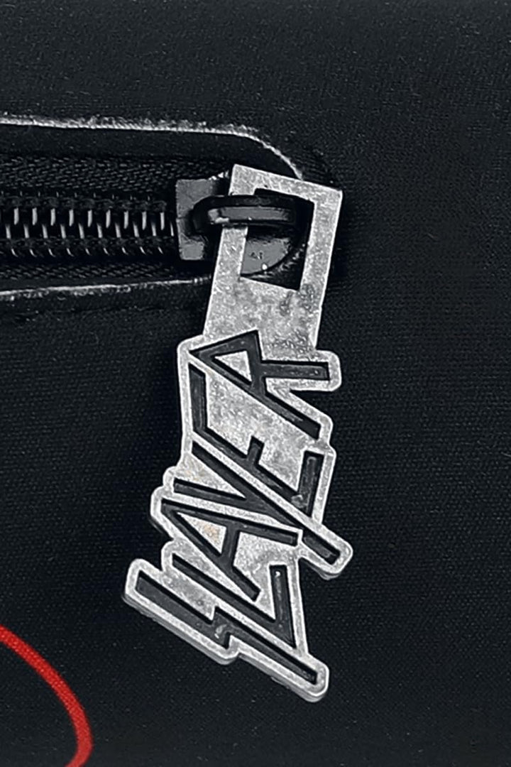Slayer Schwarze Kühltasche Bierschlange für 4 grosse Dosen mit verstellbarem Gurt Standard Schwarz,