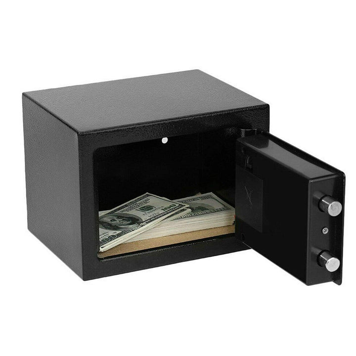 Elektronischer Passwort-Sicherheitssafe für Geld Bargeld Pfandbox Büro Home Safety Mini 4,6 l sicher