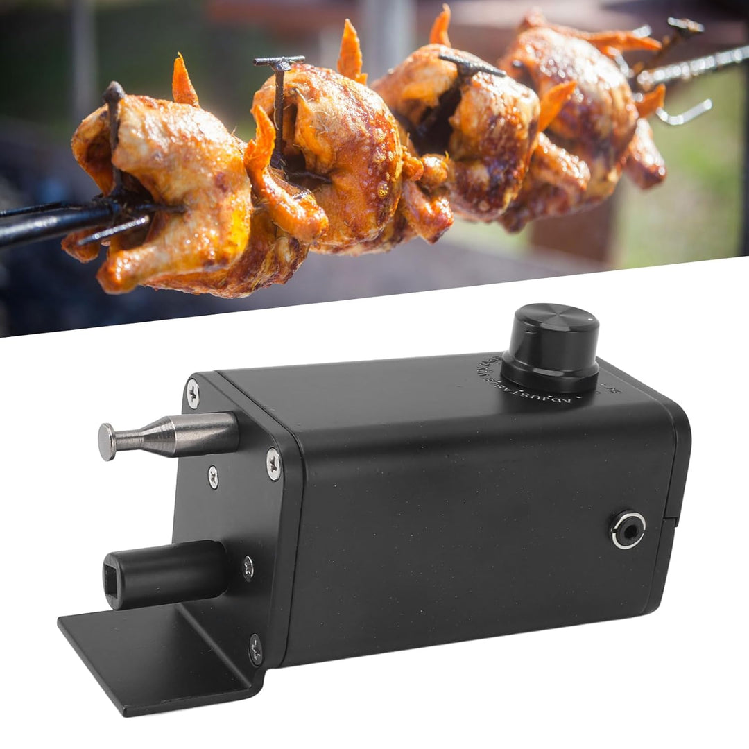 Grill-Rotisserie-Motor, Tragbarer USB-Elektro-Grill-Rotisserie-Motor mit Einstellbarer Geschwindigke