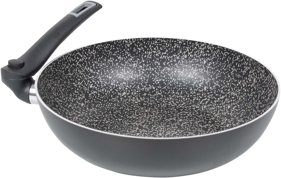 Bo-Camp Turn Wok schwarz 24 cm 24 cm Schwarz - Schwarz, 24 cm Schwarz - Schwarz