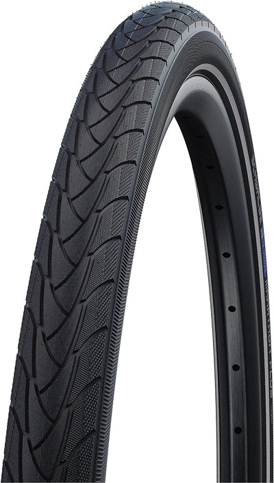 Schwalbe - Marathon Plus Reflex – Trekkingreifen mit Reflexstreifen für Fahrräder. 26x1.35, 26x1.35