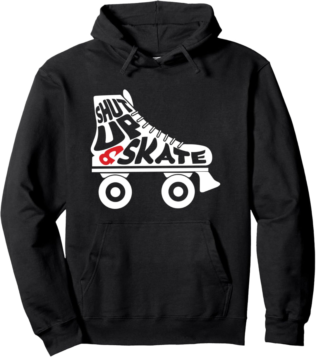 Sei Leise Skater Rollerblades Skating Skate Skater Geschenk Pullover Hoodie