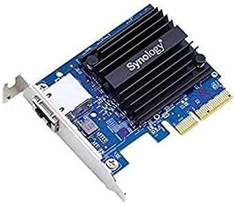 Synology Ethernet-Adapter, 10 GB, 1 RJ45 Port (E10G18-T1) RJ-45; 1 port E10G18-T1, RJ-45; 1 port E10
