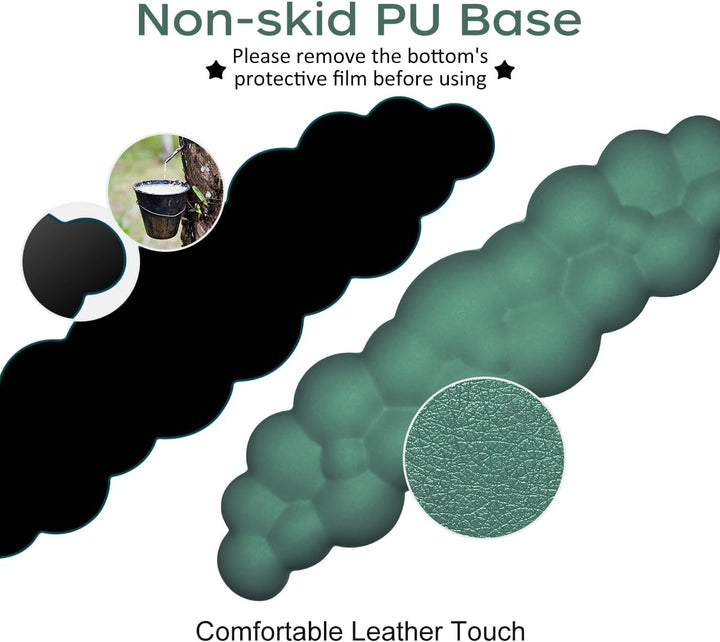 JIKIOU Tastatur-Handgelenkauflage in Wolkenform, mit rutschfester PU-Basis, bequemer Memoryschaum, f