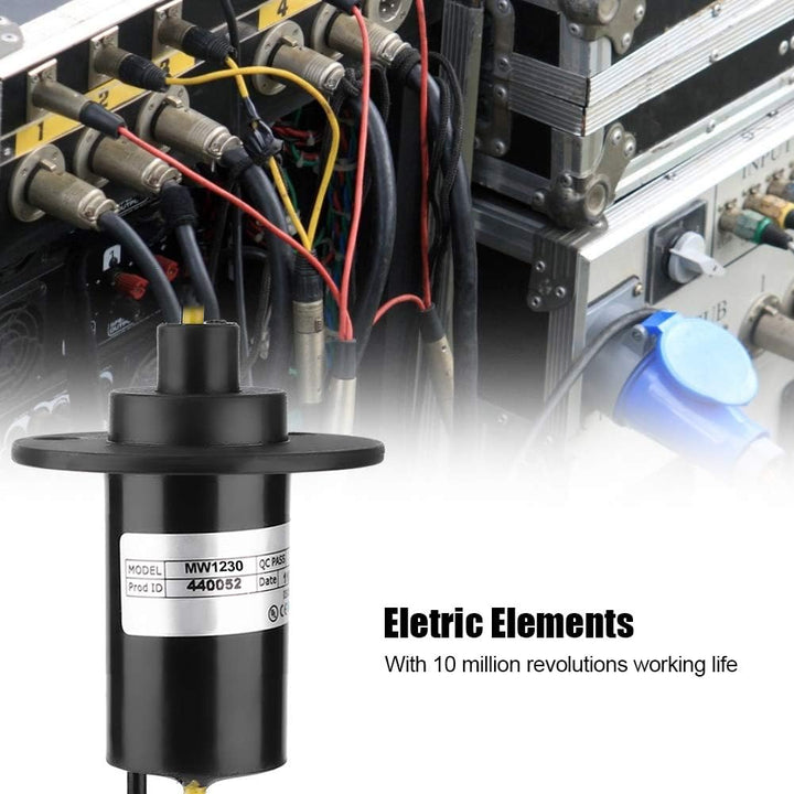 Schleifring, 22 mm Leitfähiger Schleifring Sammelring 30 A 150 U/min 0~600 V AC/DC