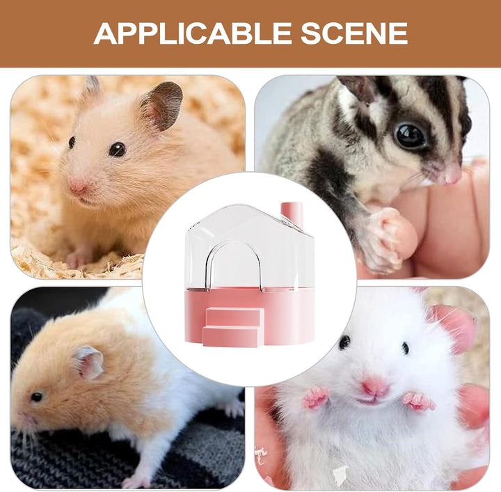 Hamster Sandkiste | Transparenter Grosser Hamster Badebehälter,Kleintierhäuser &amp; Habitate Zur Reinig