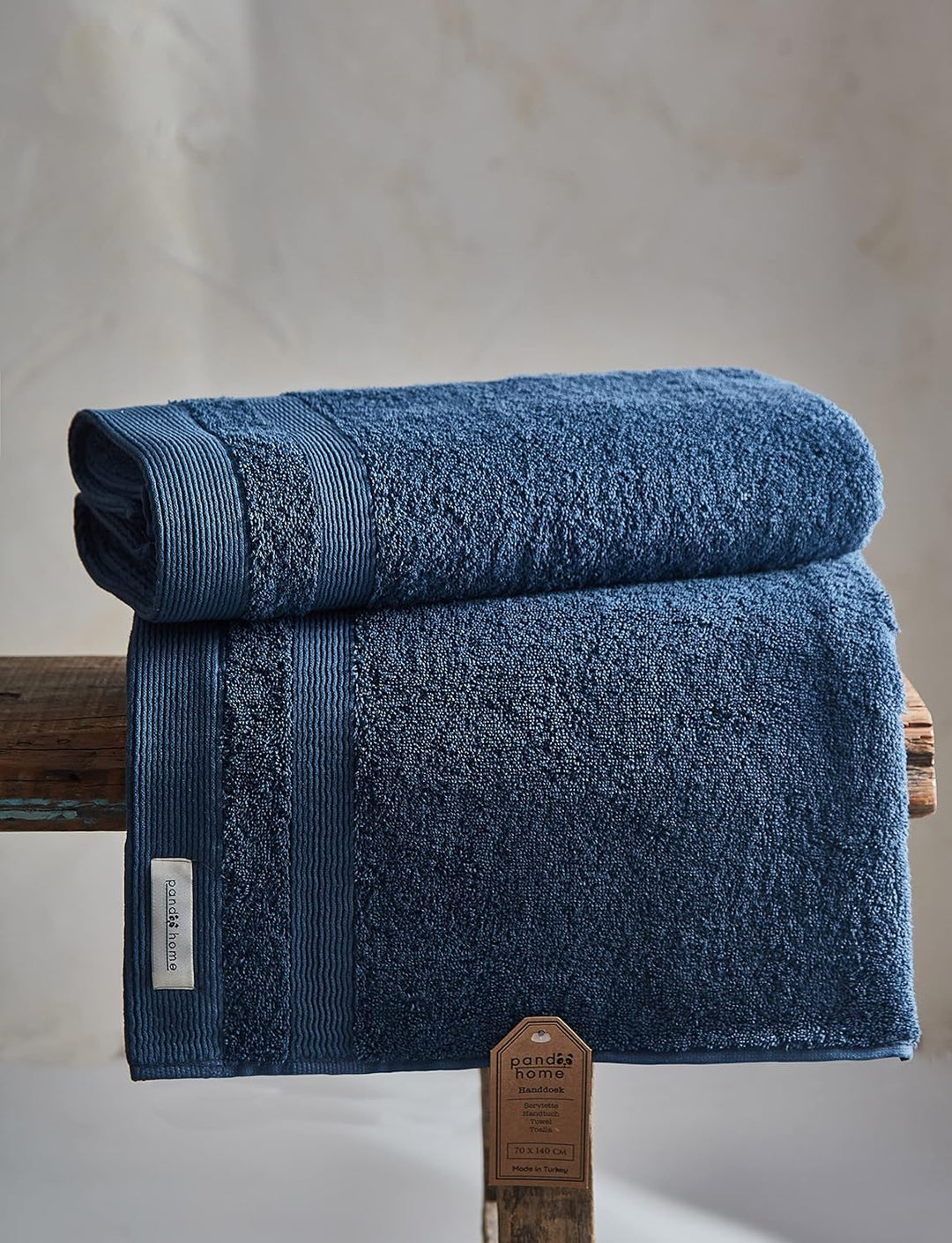 PandaHome Handtuch Set aus Baumwolle - 6 Badetücher - 100% Baumwolle Towel, Schnelltrocknend Weich S