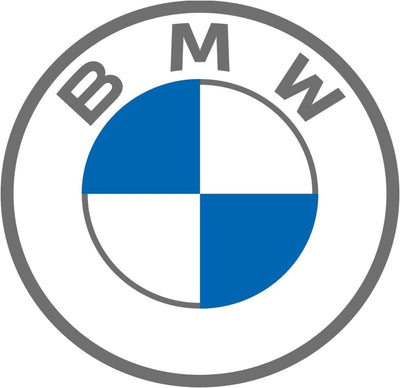 BMW Original Logo für Motorhaube mit Ösen., aus Silber