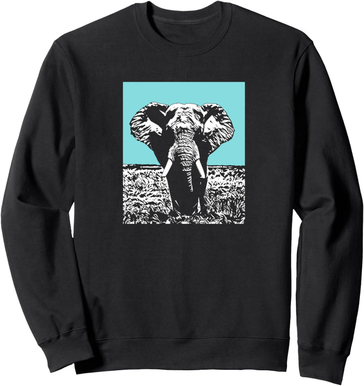 Minimalist Elephant & African Sky Sweatshirt