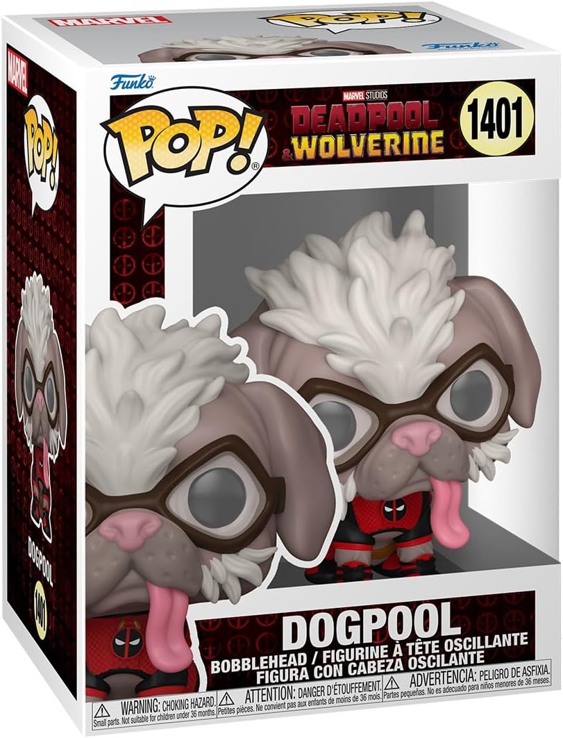 Funko Pop! Marvel: Deadpool & Wolverine - Dogpool - Vinyl-Sammelfigur - Geschenkidee - Offizielle Ha