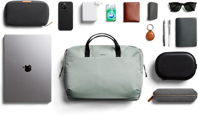 Bellroy Via Work Bag (14 L Laptop Messenger Bag) Eucalyptus, Eucalyptus