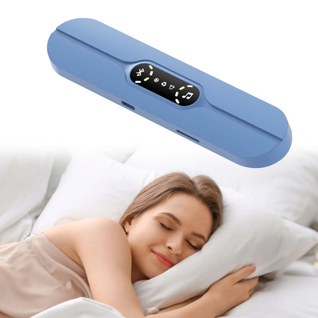 Schlaf Knochen Leitung Lautsprecher,3 Modi Bluetooth-Knochenschalllautsprecher,Gerät für weisses Rau