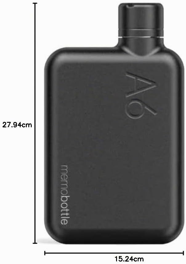 memobottle - EDELSTAHL (WEISS) | Robust, Auslaufsicher, Premium Trinkflasche | BPA-frei | Ideal für