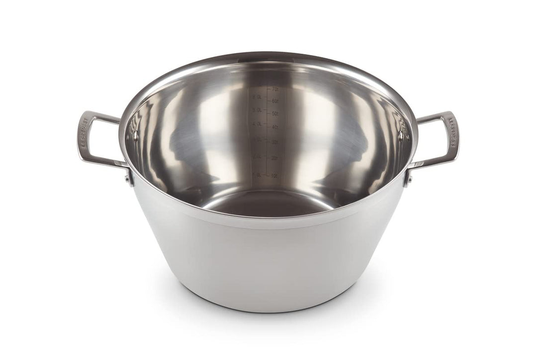 Le Creuset Einkochtopf aus 3-ply Edelstahl, Ø 30 cm, Für alle Herdarten inkl. Induktion geeignet, Si