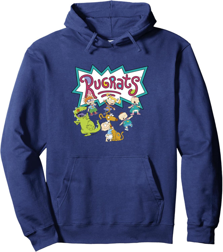 Rugrats Group Play Time Logo Pullover Hoodie